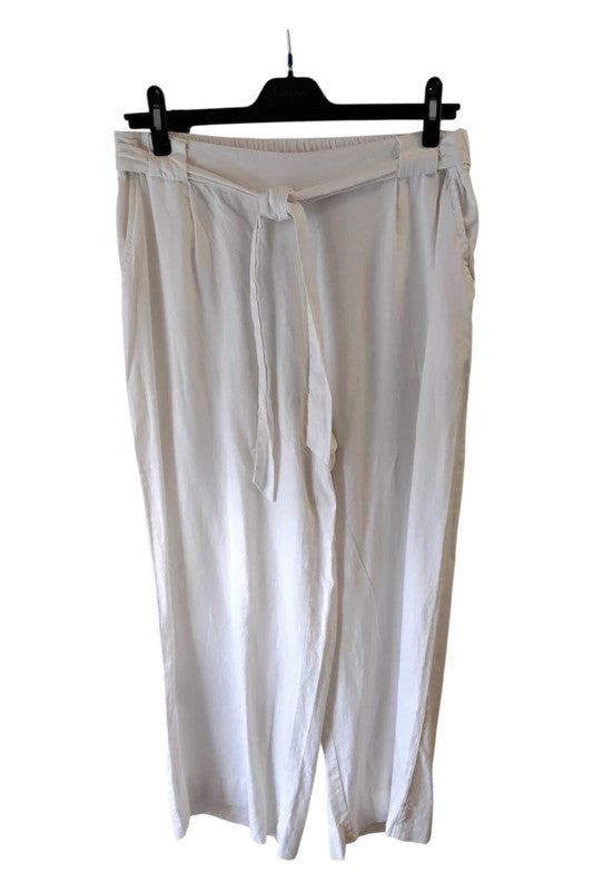 9154TC Dunnes White Trousers