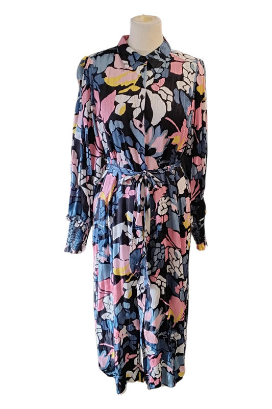 Part Two Dress Long Sleeve Shirt Sz 38 9202MOD