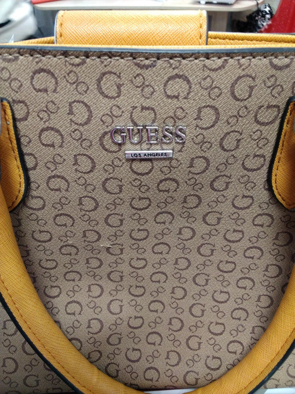 9229MAR Guess Mustard Hangbags