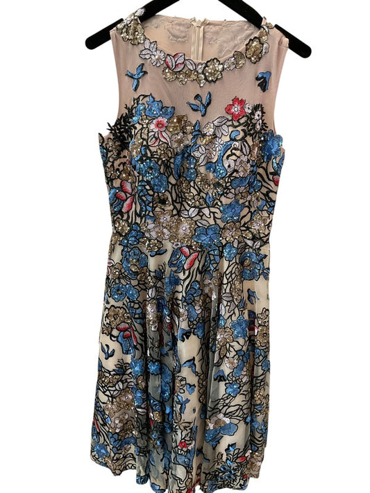So amazing Dress beaded party  size 12 9329VBR