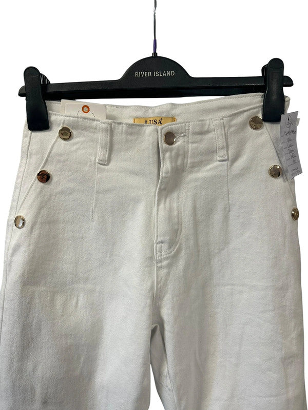 8366MG Lusa white jeans size 36