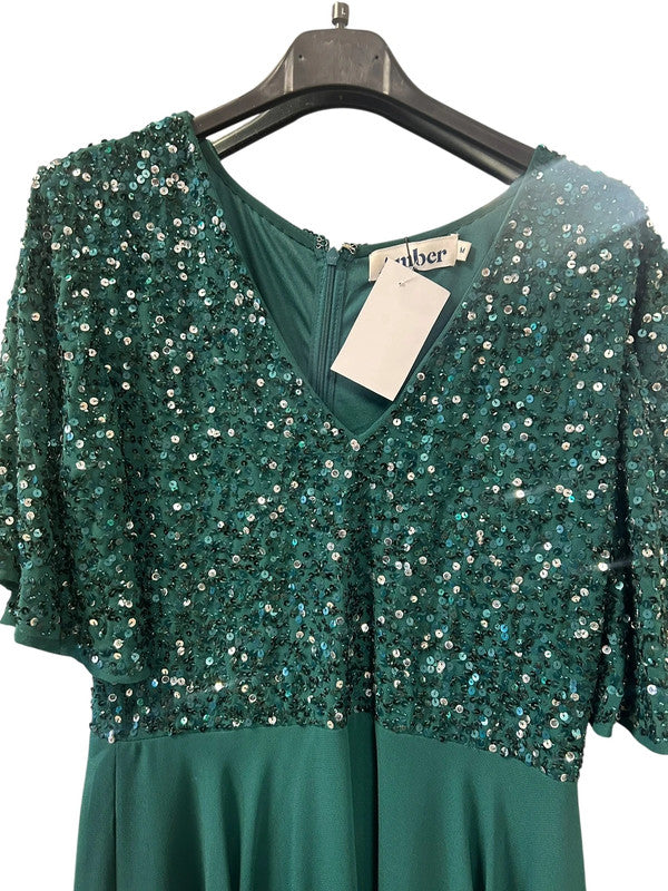 Amber Green Evening Dress size M 9331VBR