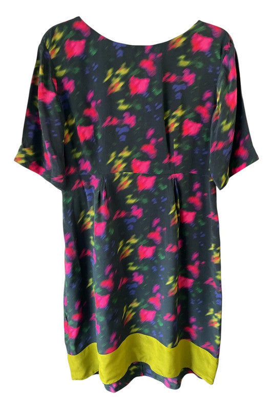 Toast silk dress multicolour Size 14 9360AFO
