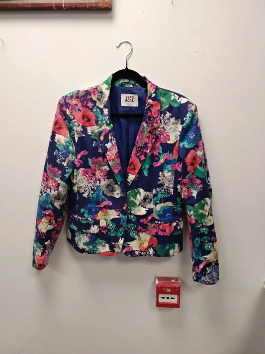 Vero Moda Blazer Print Sz 42/14 9367SHO