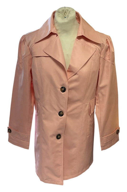 Fashion trench peach Size S-M 9307JC