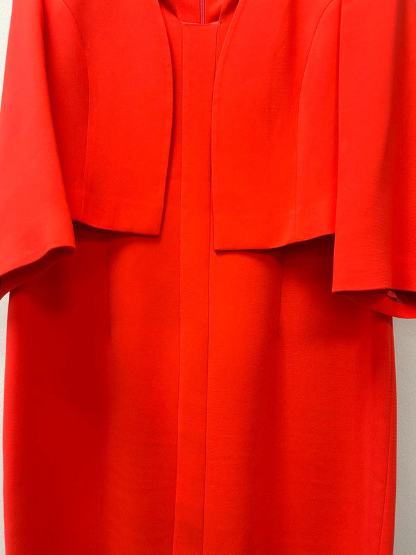 Lizabella two piece dress & jacket: Bright Coral Sz 14 9424MROB