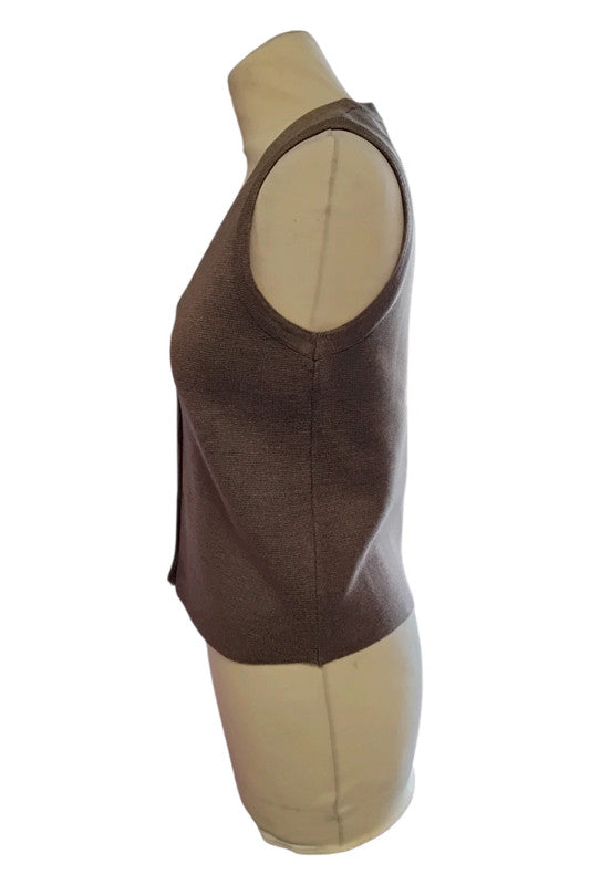 New Look vest brown Size 10 9414AOD