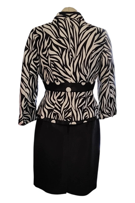 Sonia Penna 2 pieces dressy black and white Size 40 9407YMC