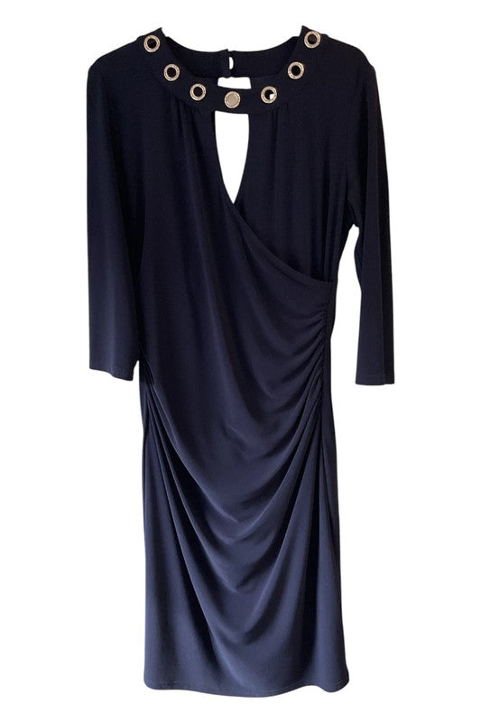 Joseph Ribkoff dress navy Size 10 9458JC