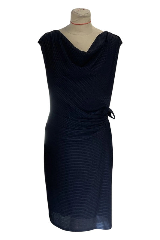 Vera Mont dress navy Size M 9457JC