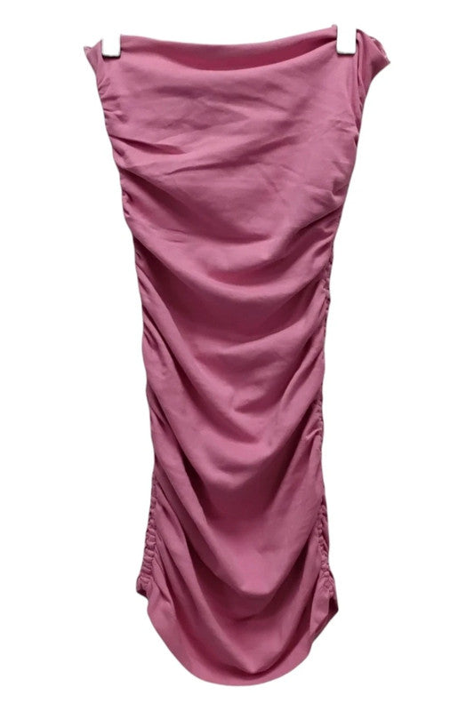 Zara Dress Tube Pink  Sz S 9528NMO