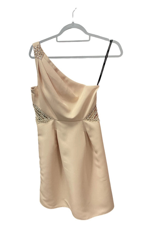 Little mistress dress beige Size 12 9529GRS