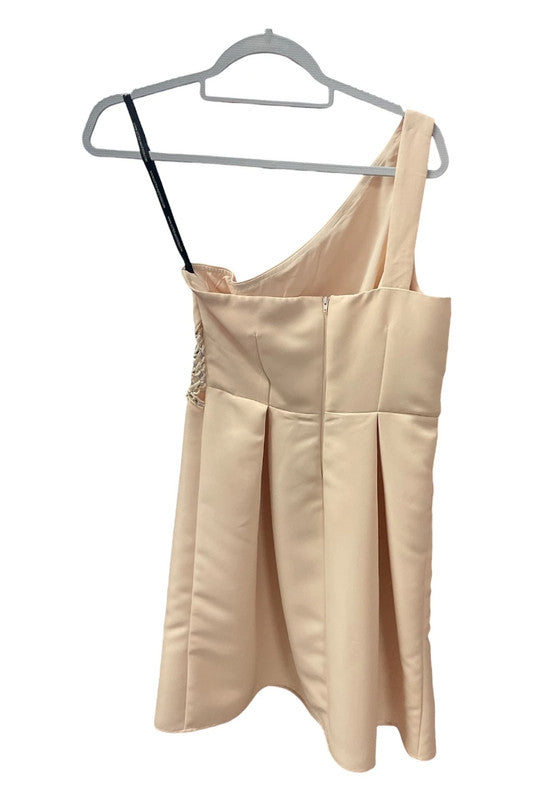 Little mistress dress beige Size 12 9529GRS