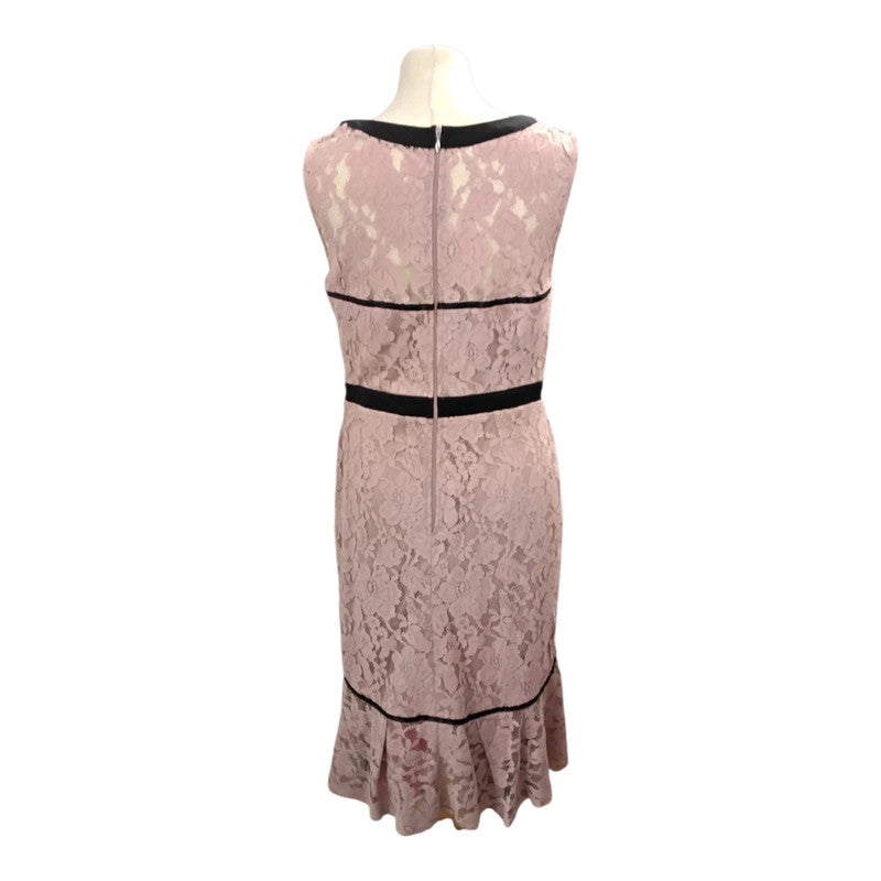 Paper Dools Dress pink lace midi  Sz 14 9532GRS