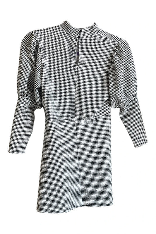 Short black and white dress Size 8 7544JC