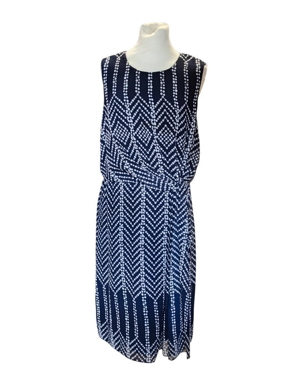 Monsoon Dress navy Size 14 9550VAI