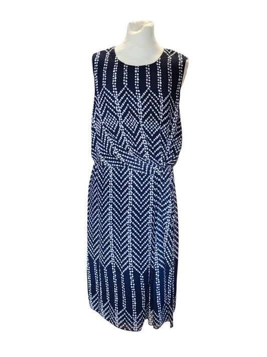 Monsoon Dress navy Size 14 9550VAI