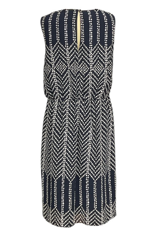 Dress Navy and White Sz 14 9550VAI