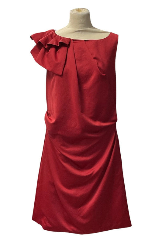 Monsoon Dress Red Sz 16 9549VAI