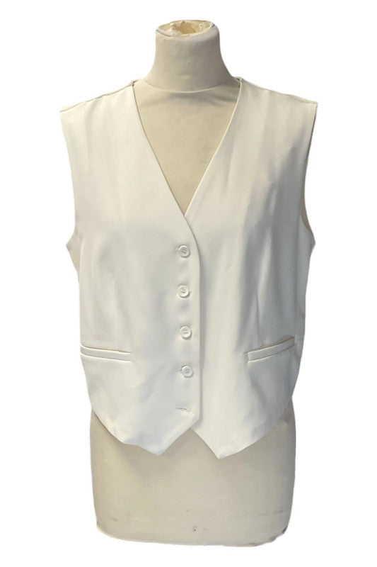 Primark Waistcoat cream Sz 14 9561MAF