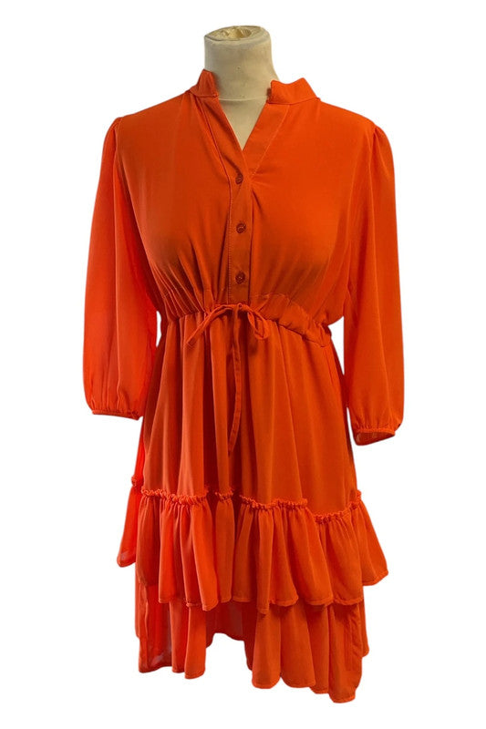 Kate&Pippa dress orange Size M 9580CAK