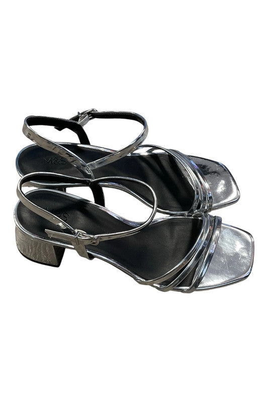 M&S sandal silver Size 5.5 9572SHD