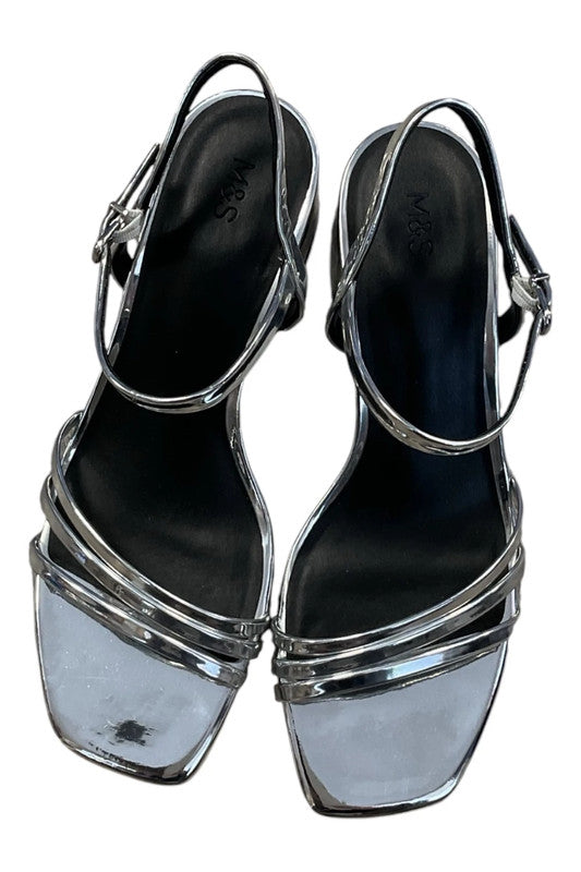 M&S sandal silver Size 5.5 9572SHD