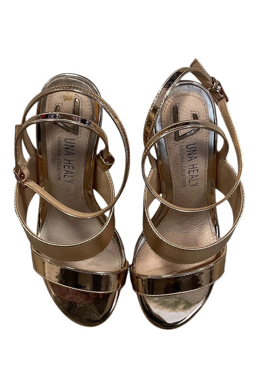 Una Healy sandal gold Size 36 9590CAK
