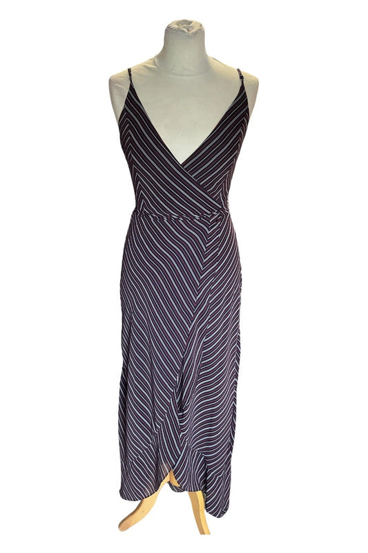 Oasis dress navy and red Size 8 6741FMC