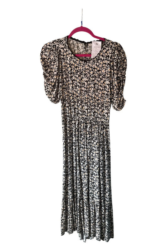 M&S dress black and white Size 14 8063NN