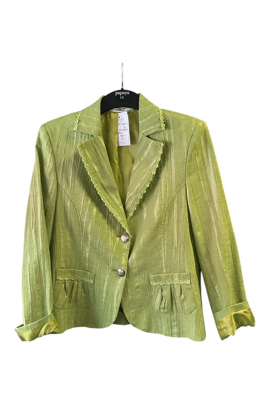 Via Veneto blazer green Size 14 9607GM