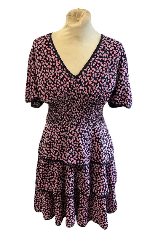 Savida dress navy and pink Size S 9611AMC