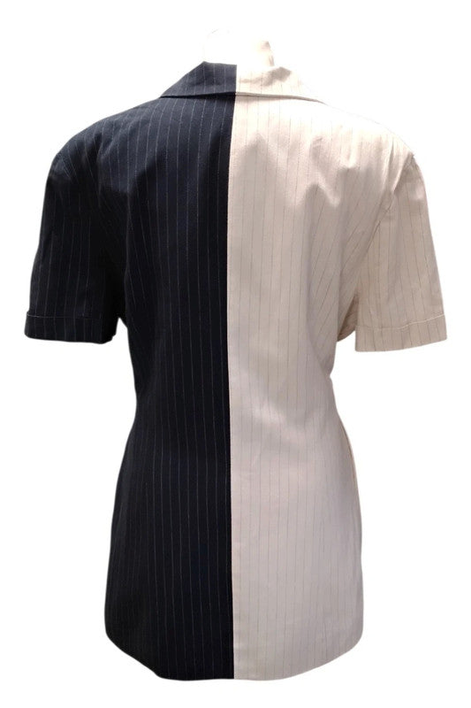 Ready 2 Wear s/s  Blazer Navy&Beige One Size 9620AMC