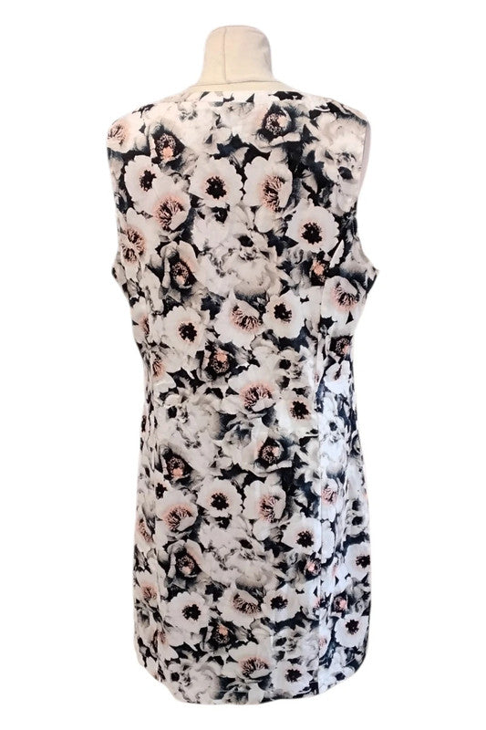 No brand Dress Black Print Sz M 9635CM