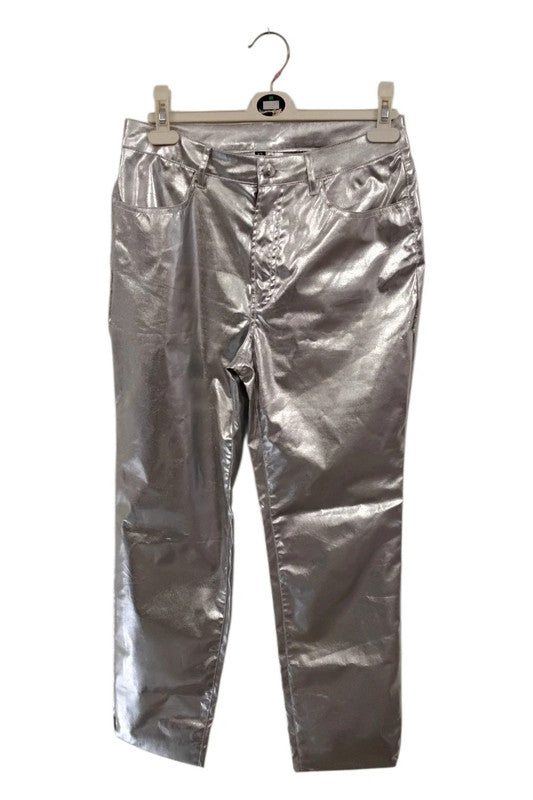 H&M Trousers Silver Sz 40 9630CM