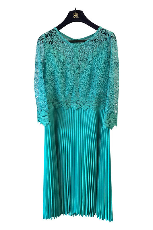 Arggido dress teal Size 44/16 9647PG