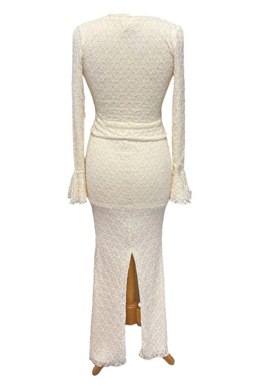 Oh Polly 2pc. suit top and skirt Size S 9669EM