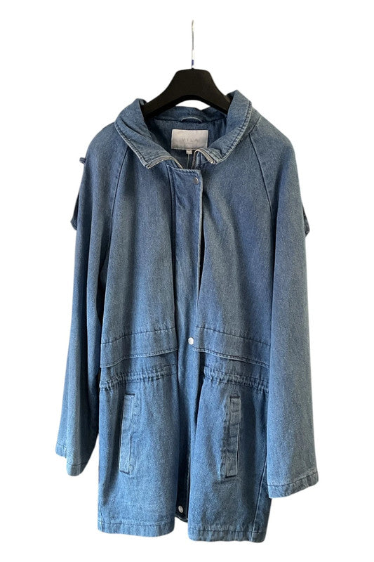 Vila Jacket blue denim size L 7523LL