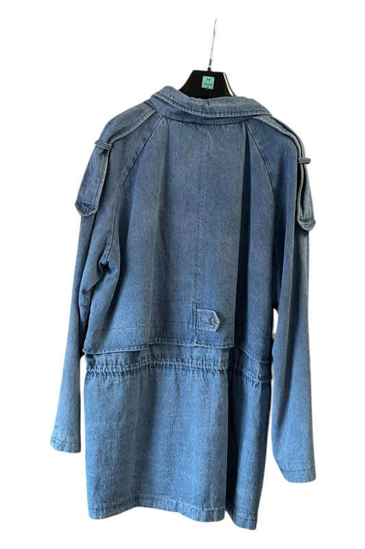 Vila Jacket blue denim size L 7523LL