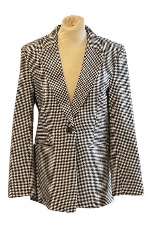 H&M Blazer black & white size XS 9356CBO