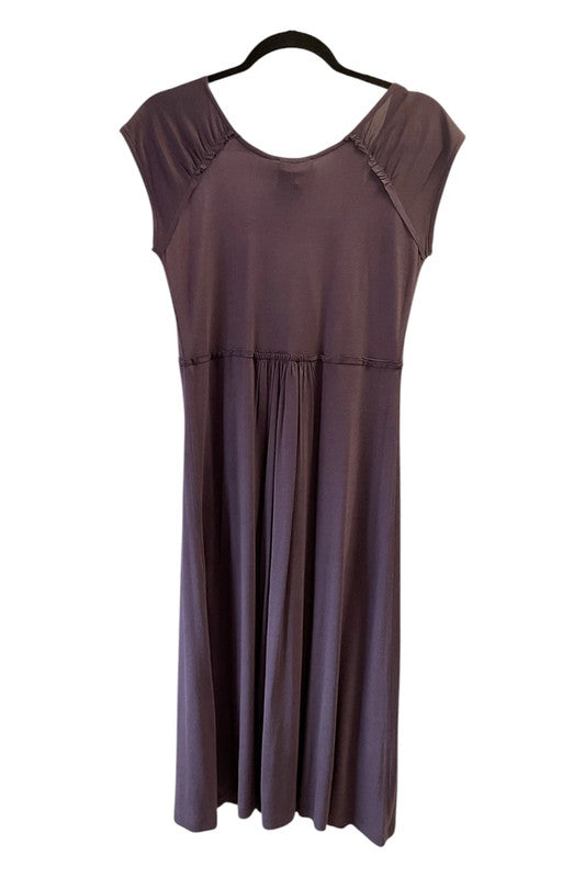 Friendtex Dress plum midi size S 9678CMC