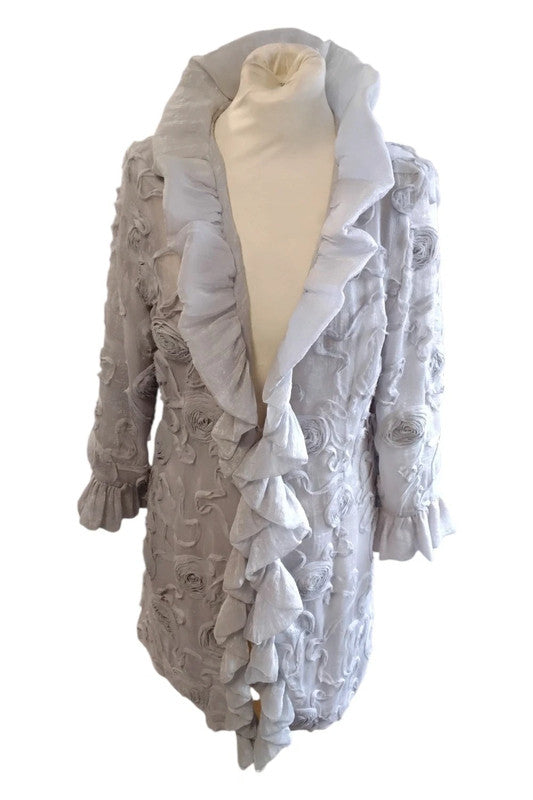 Grace Chuang sheer jacket grey Size M 9680CMCB