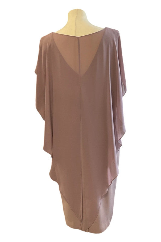 Jacques Vert Dress brown size 14 9688GMG