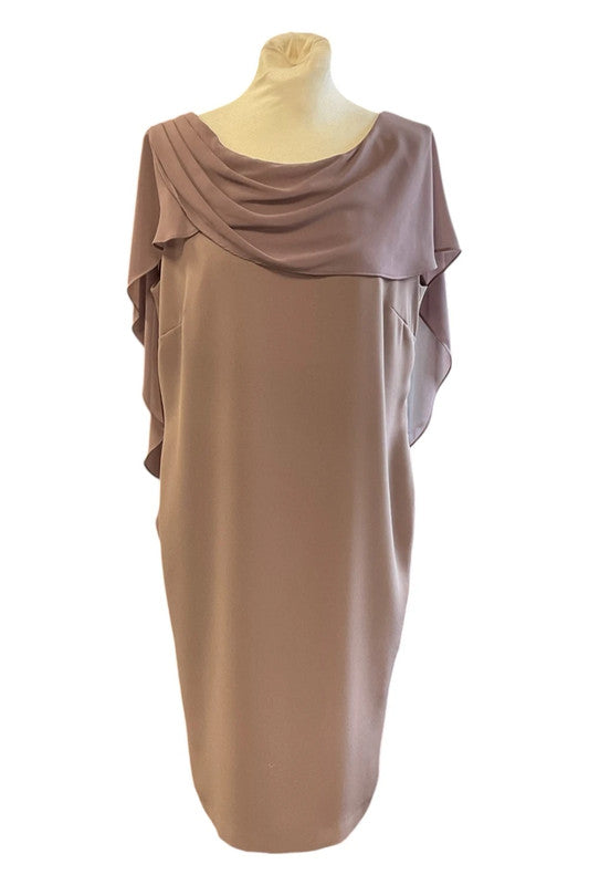 Jacques Vert Dress brown size 14 9688GMG