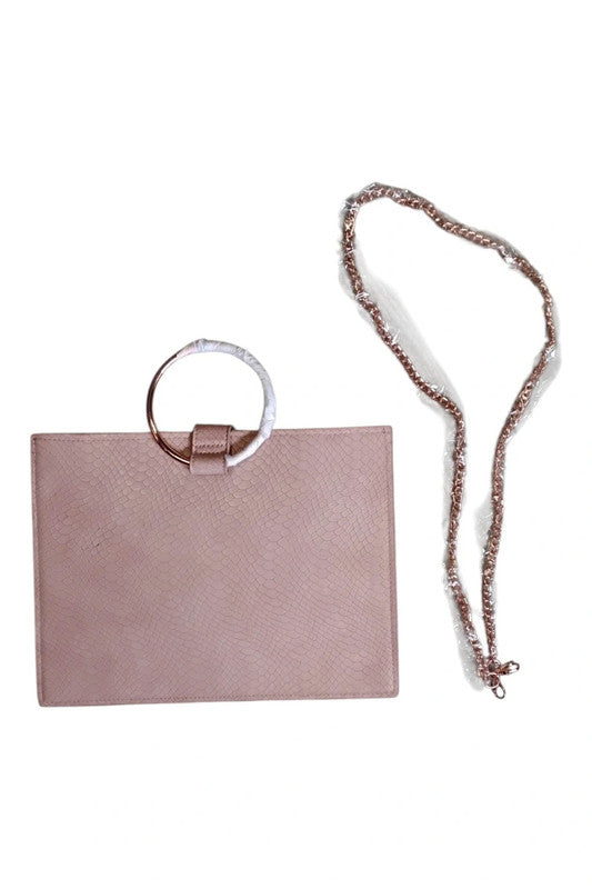 Cristallo di Milano shoulder bag pink 9686MDG