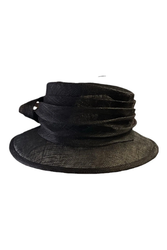 Fascinator black hat 3884