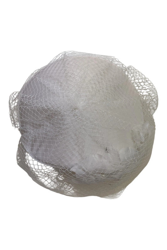 Hat pillbox white 5347DC