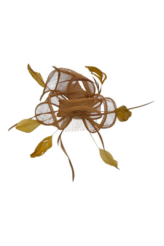 Fascinator mustard 9078JC