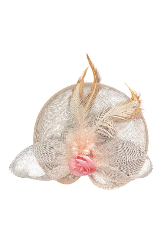 Fascinator peach 9071JC
