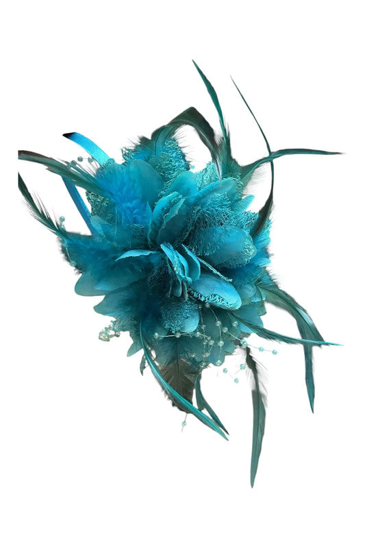 Fascinator turquoise 6306AK